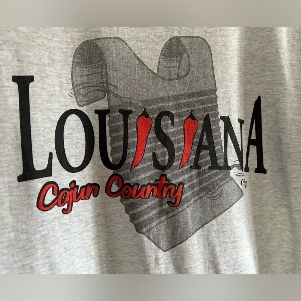 Vintage Louisiana Cajun Peppers Graphic Tee Large - Picture 2 of 4